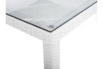 Italien Havebord 220 cm - Hvid - Havemøbler - Havebord - Spisebord & havebord