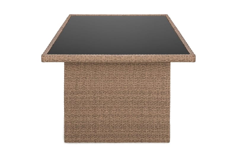 James Bord 85x145 cm - Sand/Glas - Havemøbler - Havebord - Spisebord & havebord