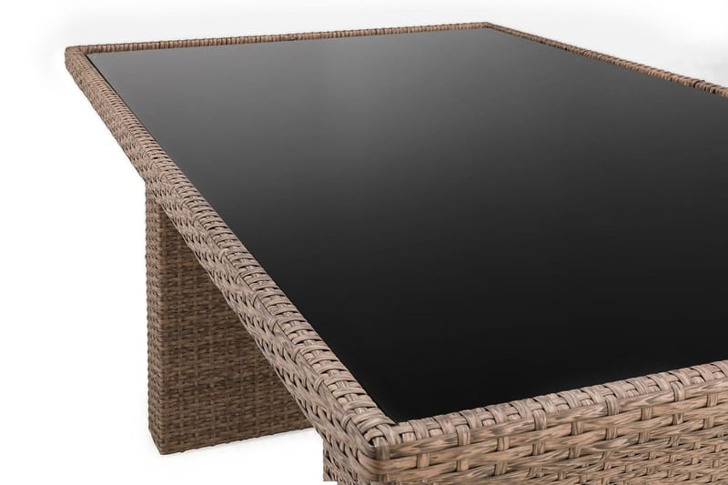 James Bord 85x145 cm - Sand/Glas - Havemøbler - Havebord - Spisebord & havebord