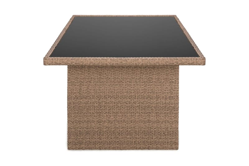 James Bord 85x145 cm - Sand/Glas - Havemøbler - Havebord - Spisebord & havebord