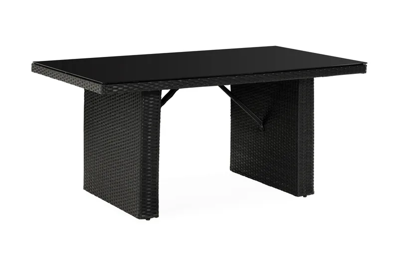 James Bord - Glas/Sort - Havemøbler - Havebord - Spisebord & havebord