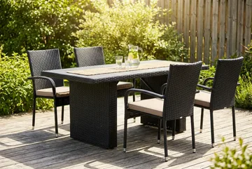 James Bord - Nonwood/Sort - Havemøbler - Havebord - Spisebord & havebord