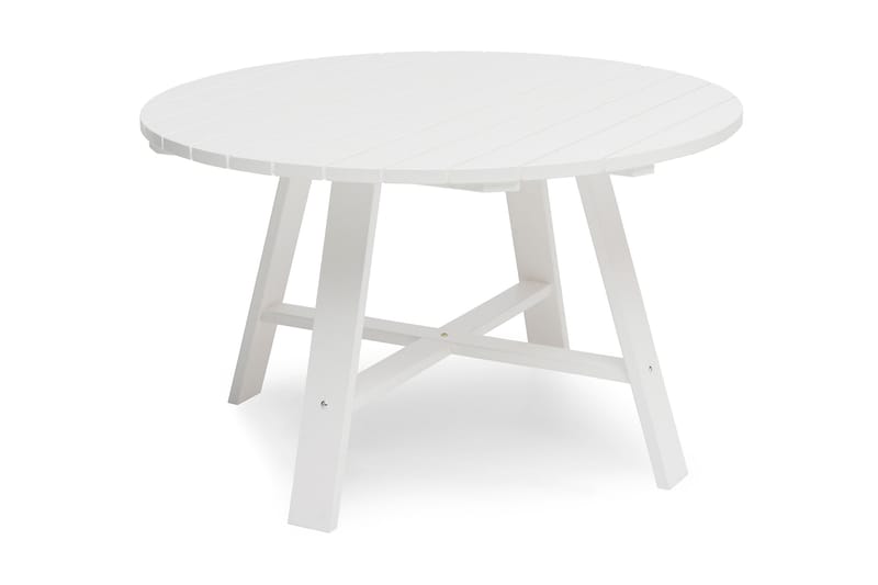 LÄCKÖ Havebord Ø120 CM - Hvid - Spisebord & havebord