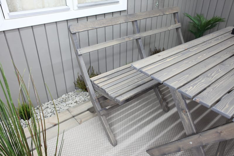 Larios Spisebord 126 cm - Grå - Havemøbler - Havebord - Spisebord & havebord