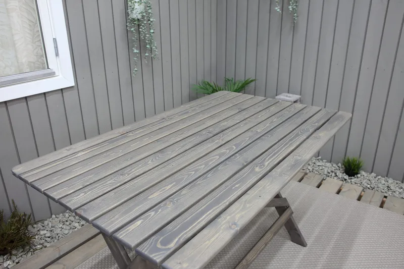 Larios Spisebord 126 cm - Grå - Havemøbler - Havebord - Spisebord & havebord