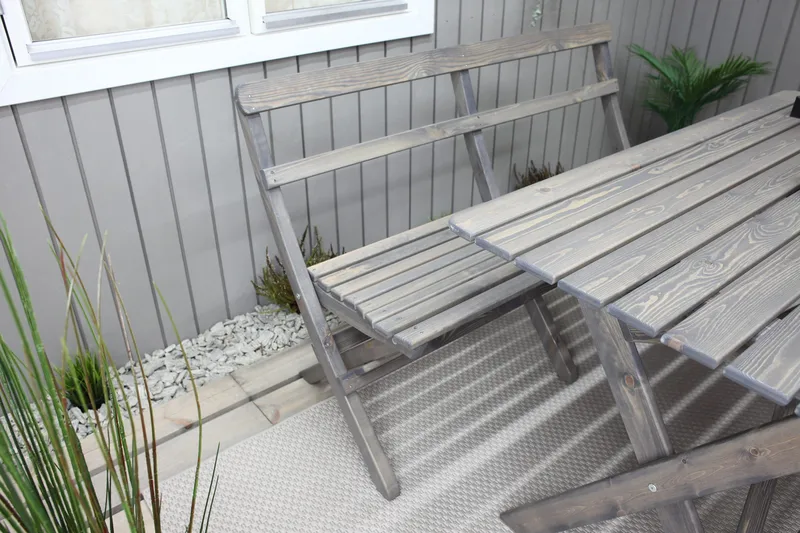 Larios Spisebord 126 cm - Grå - Havemøbler - Havebord - Spisebord & havebord