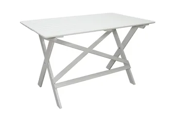 Larios Spisebord 126 cm - Hvid - Havemøbler - Havebord - Spisebord & havebord