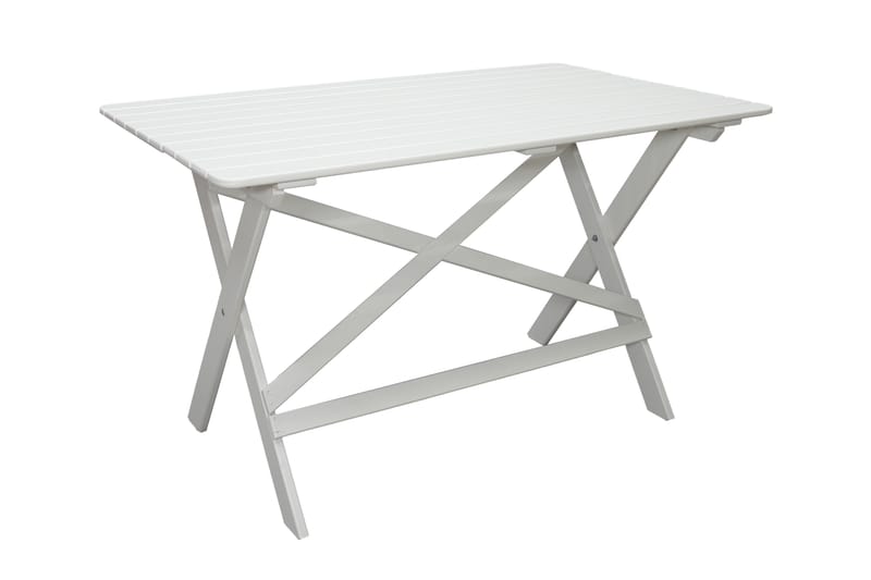 Larios Spisebord 126 cm - Hvid - Spisebord & havebord