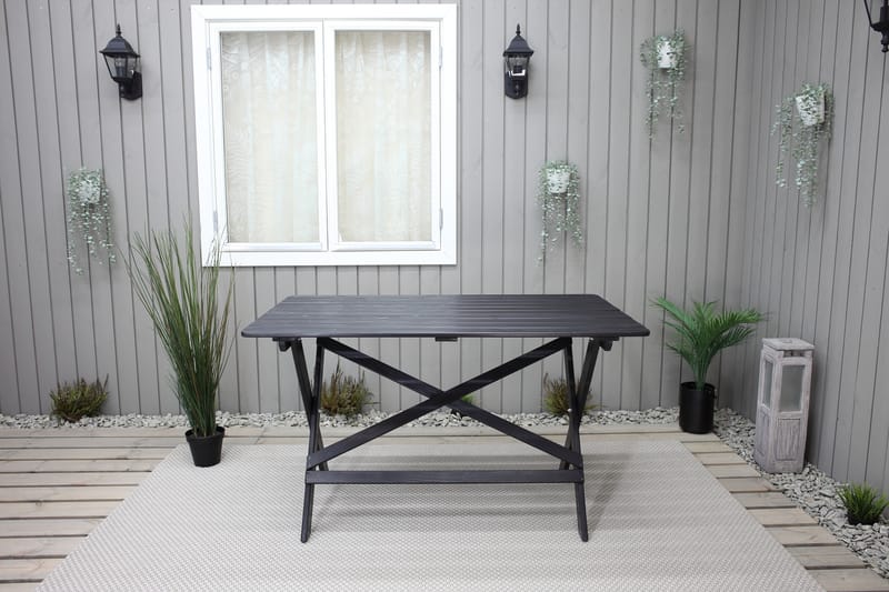 Larios Spisebord 126 cm - Mørkebrun - Havemøbler - Havebord - Spisebord & havebord