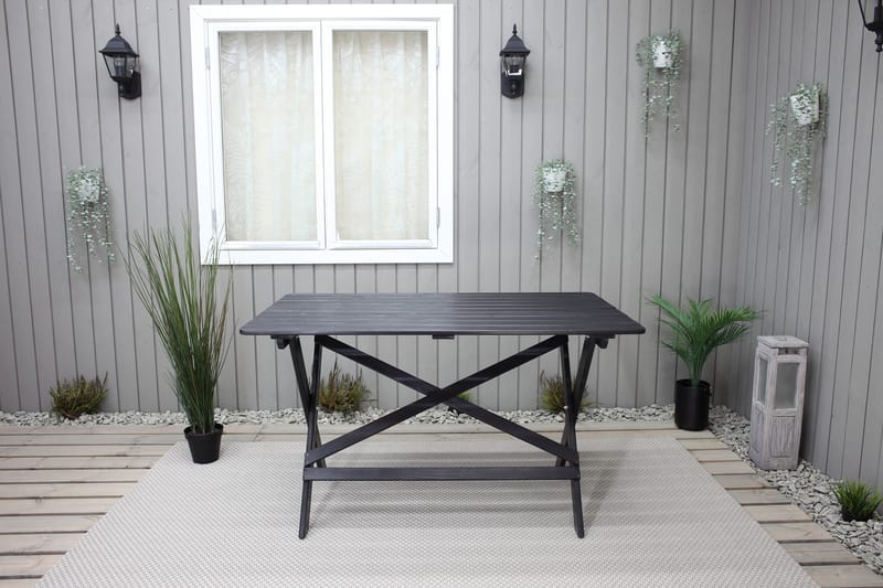 Larios Spisebord 126 cm - Mørkebrun - Havemøbler - Havebord - Spisebord & havebord