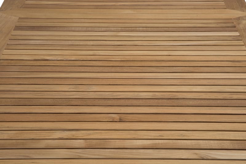 Las Vegas Udvideligt Spisebord 220x280x100 cm - Sort/Teak - Havemøbler - Havebord - Spisebord & havebord