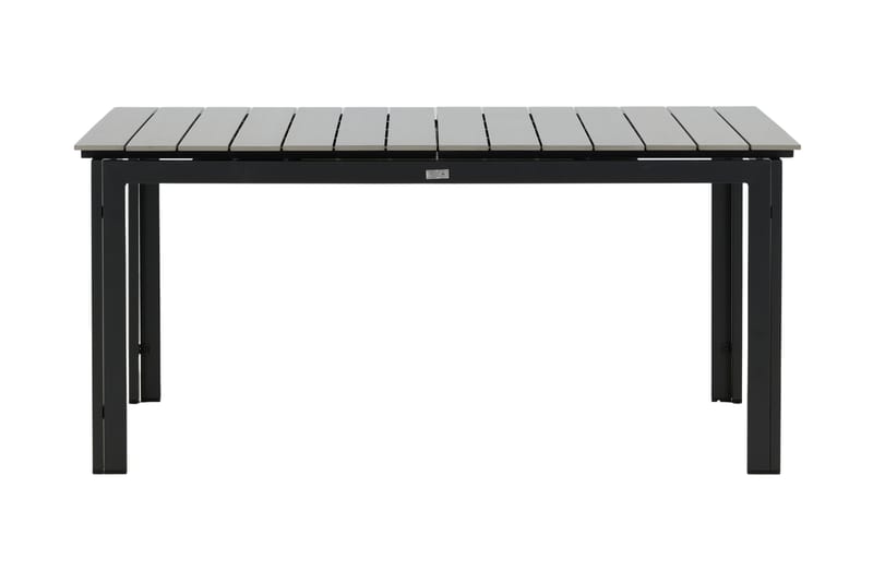 Levels Udvideligt Spisebord 160-240 cm Grå/Sort - Venture Home - Havemøbler - Havebord - Spisebord & havebord