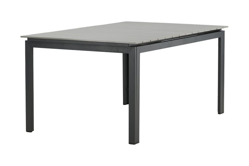 Levels Udvideligt Spisebord 160-240 cm Grå/Sort - Venture Home - Havemøbler - Havebord - Spisebord & havebord
