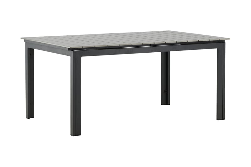 Levels Udvideligt Spisebord 160-240 cm Grå/Sort - Venture Home - Havemøbler - Havebord - Spisebord & havebord