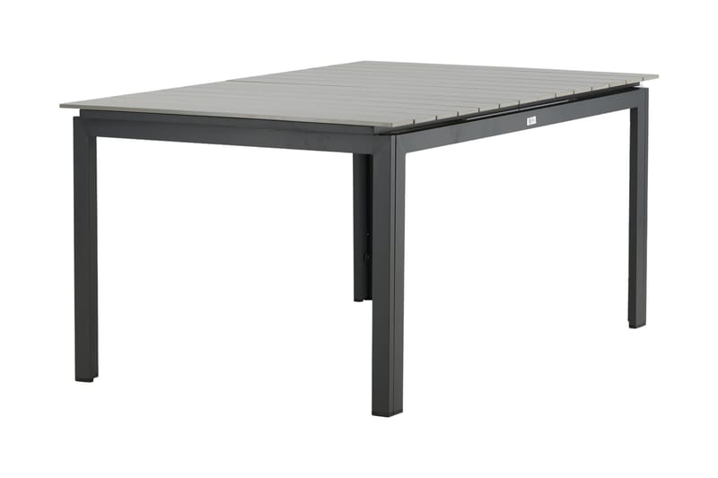 Levels Udvideligt Spisebord 160-240 cm Grå/Sort - Venture Home - Havemøbler - Havebord - Spisebord & havebord