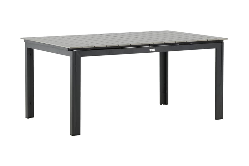 Levels Udvideligt Spisebord 160-240 cm Grå/Sort - Venture Home - Havemøbler - Havebord - Spisebord & havebord