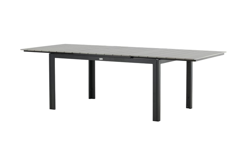 Levels Udvideligt Spisebord 160-240 cm Grå/Sort - Venture Home - Spisebord & havebord