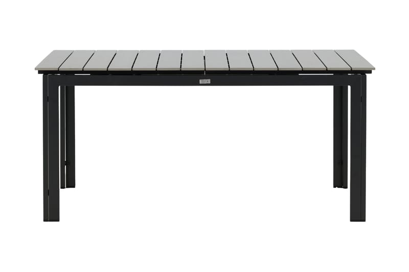 Levels Udvideligt Spisebord 160-240 cm Grå/Sort - Venture Home - Havemøbler - Havebord - Spisebord & havebord