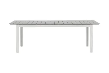 Levels Udvideligt Spisebord 224-324 cm - Grå/Hvid - Havemøbler - Havebord - Spisebord & havebord