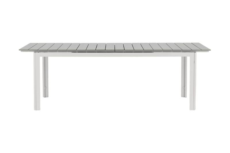 Levels Udvideligt Spisebord 224-324 cm - Grå/Hvid - Havemøbler - Havebord - Spisebord & havebord