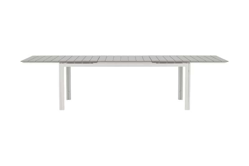 Levels Udvideligt Spisebord 224-324 cm - Grå/Hvid - Havemøbler - Havebord - Spisebord & havebord