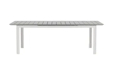Levels Udvideligt Spisebord 224-324 cm - Grå/Hvid - Havemøbler - Havebord - Spisebord & havebord