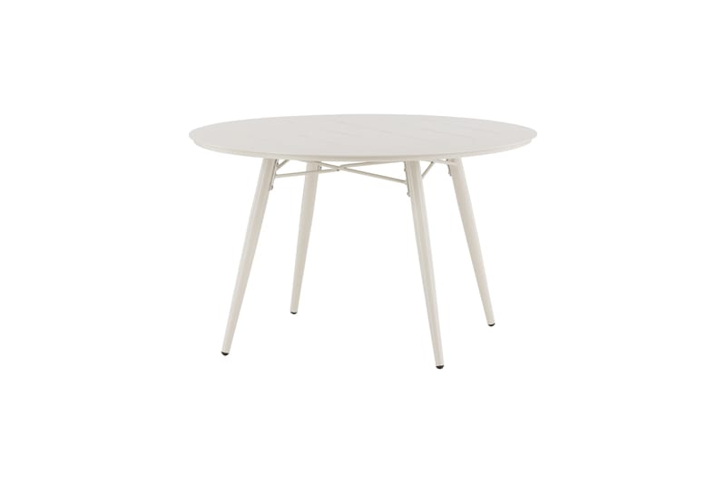 Lina Spisebord 120 cm Rund - Beige - Havemøbler - Havebord - Spisebord & havebord