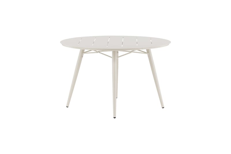Lina Spisebord 120 cm Rund - Beige - Havemøbler - Havebord - Spisebord & havebord