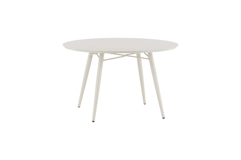 Lina Spisebord 120 cm Rund - Beige - Havemøbler - Havebord - Spisebord & havebord