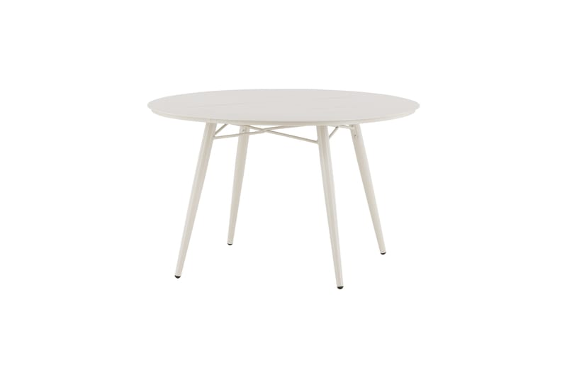 Lina Spisebord 120 cm Rund - Beige - Havemøbler - Havebord - Spisebord & havebord