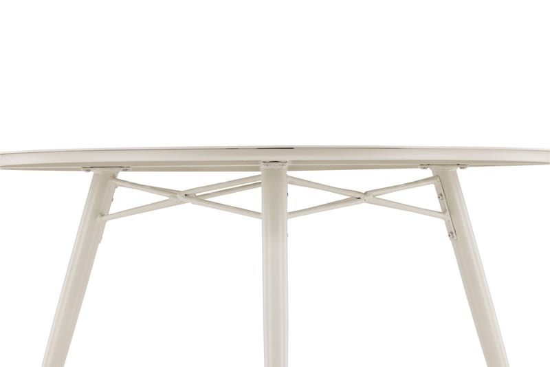 Lina Spisebord 120 cm Rund - Beige - Havemøbler - Havebord - Spisebord & havebord