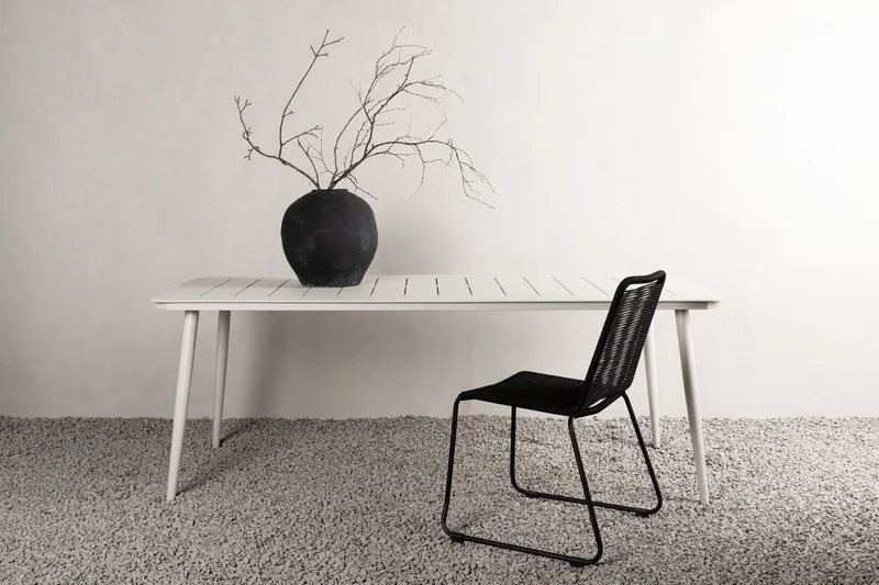 Lina Spisebord 200 cm - Hvid - Havemøbler - Havebord - Spisebord & havebord