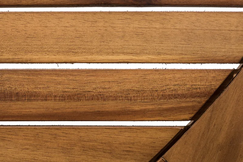 Lines Spisebord 140cm rund - Akacia / Sort - Havemøbler - Havebord - Spisebord & havebord