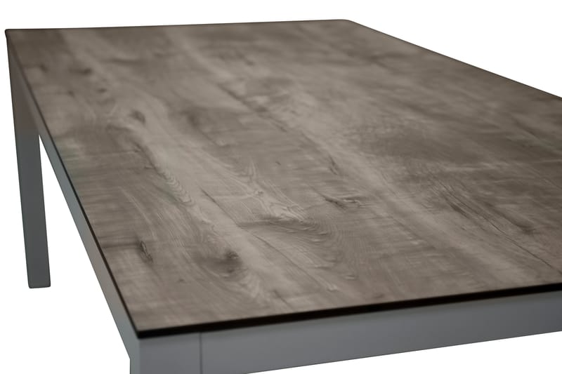Llama Spisebord 205 cm Hvid/Grå - Venture Home - Spisebord & havebord