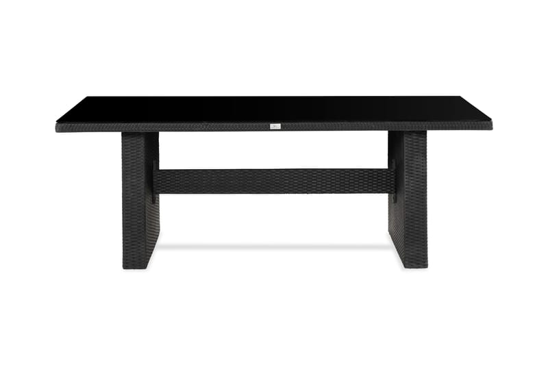 Majestic spisebord 210x100 cm - Sort - Havemøbler - Havebord - Spisebord & havebord