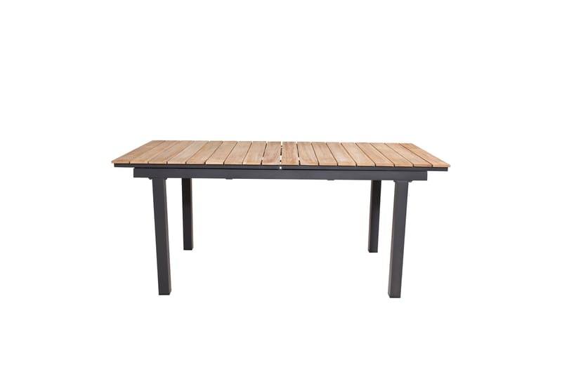 Mexico Udvideligt Spisebord 160-240 cm Brun/Sort - Venture Home - Havemøbler - Havebord - Spisebord & havebord