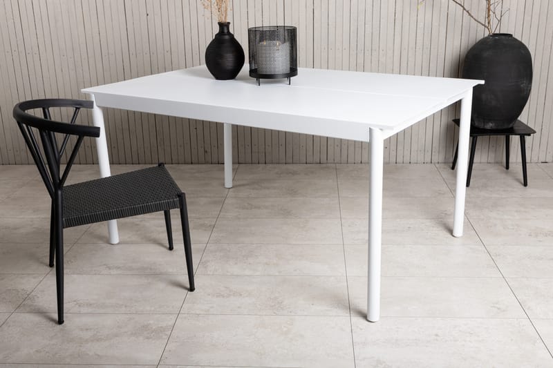 Modena Spisebord 150 cm Hvid/grå - Venture Home - Spisebord & havebord
