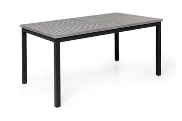 Monaco Udvideligt Spisebord 152-210x90 cm - Sort - Havemøbler - Havebord - Spisebord & havebord