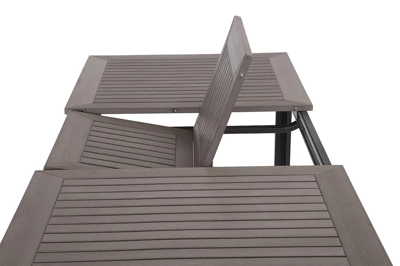 Monaco Udvideligt Spisebord 152-210x90 cm - Sort - Havemøbler - Havebord - Spisebord & havebord