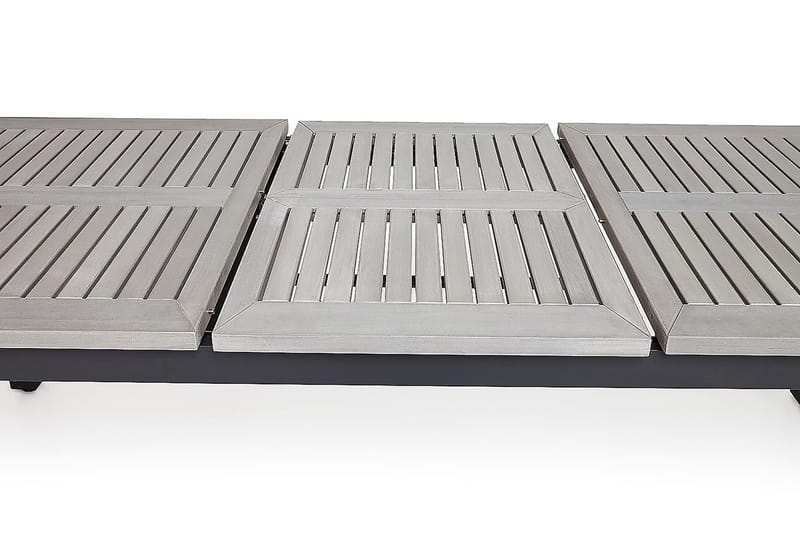 Monaco Udvideligt Spisebord 220-280x100 cm - Sort - Havemøbler - Havebord - Spisebord & havebord