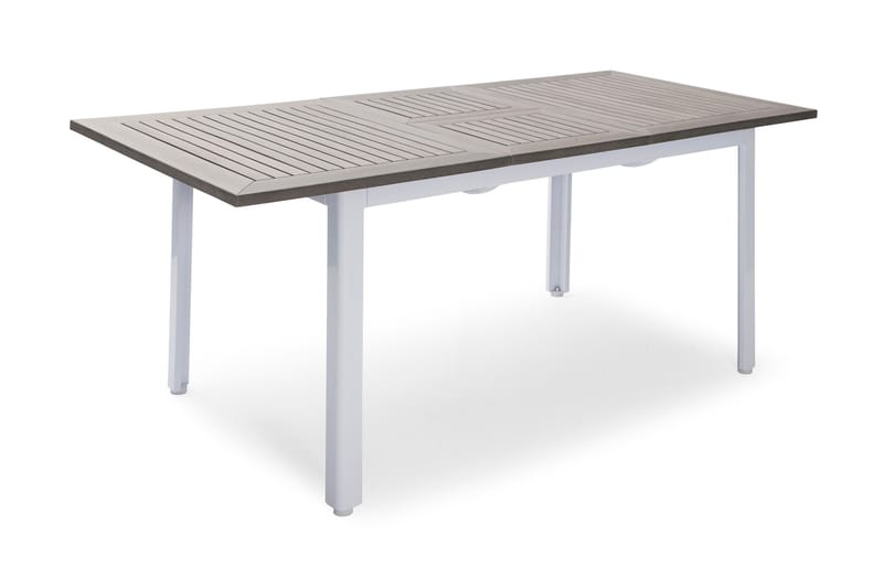 NYDALA BORD 90X150-200 cm - Hvid/grå - Spisebord & havebord