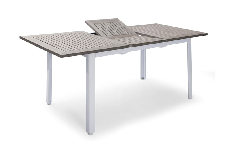 NYDALA BORD 90X150-200 cm - Hvid/grå - Spisebord & havebord