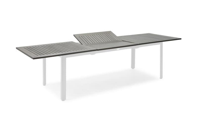 Nydala Havebord 200-280 cm - Hvid/grå - Spisebord & havebord