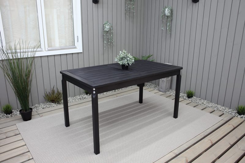Olivio Spisebord 135x77 cm - Sort - Havemøbler - Havebord - Spisebord & havebord