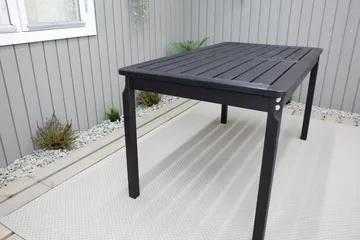 Olivio Spisebord 135x77 cm - Sort - Havemøbler - Havebord - Spisebord & havebord