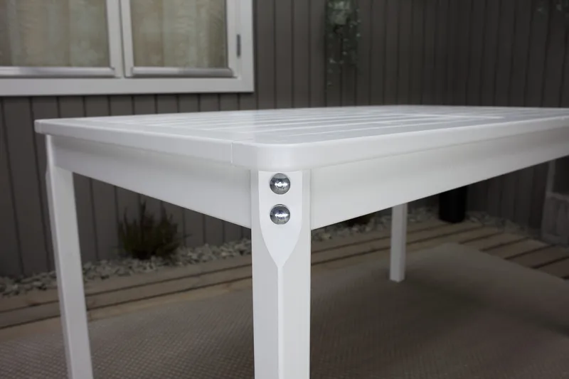 Olivo Fasta Spisebord 135 cm Hvid - Havemøbler - Havebord - Spisebord & havebord