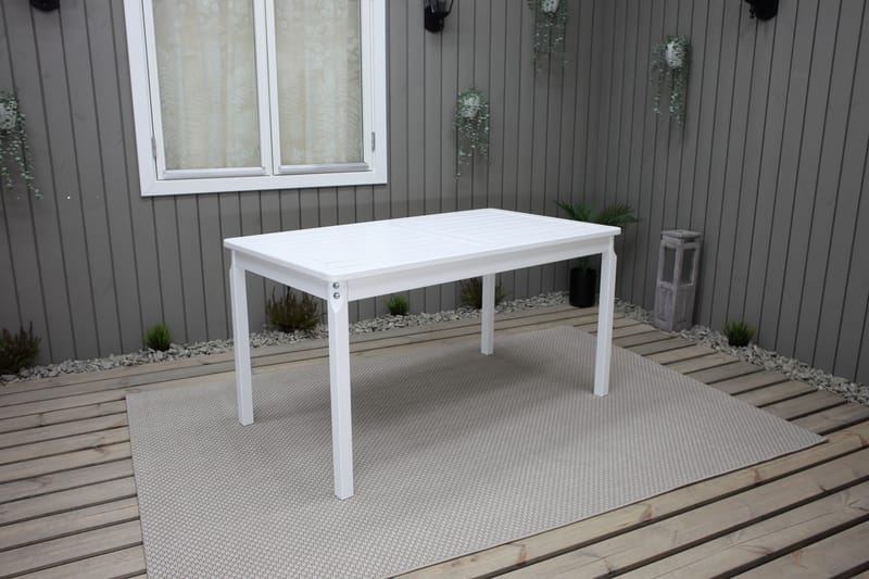 Olivo Fasta Spisebord 135 cm Hvid - Havemøbler - Havebord - Spisebord & havebord