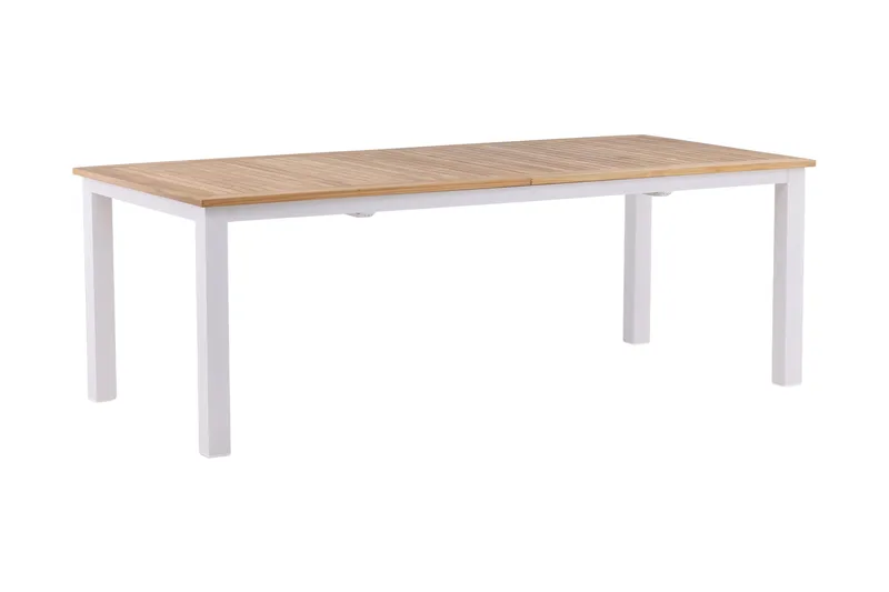 Panama Udvideligt Spisebord 224-324 cm, Teak/Hvid