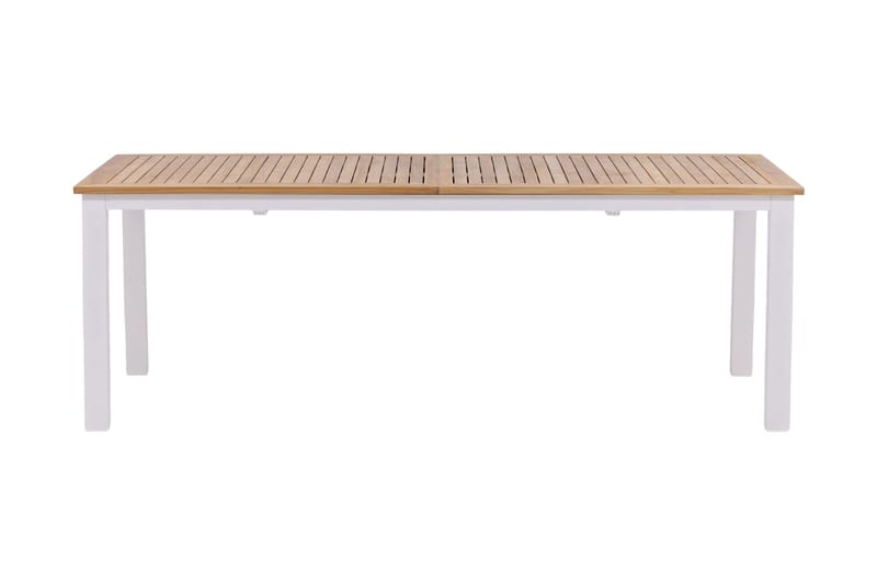 Panama Udvideligt Spisebord 224-324 cm - Teak/Hvid - Havemøbler - Havebord - Spisebord & havebord