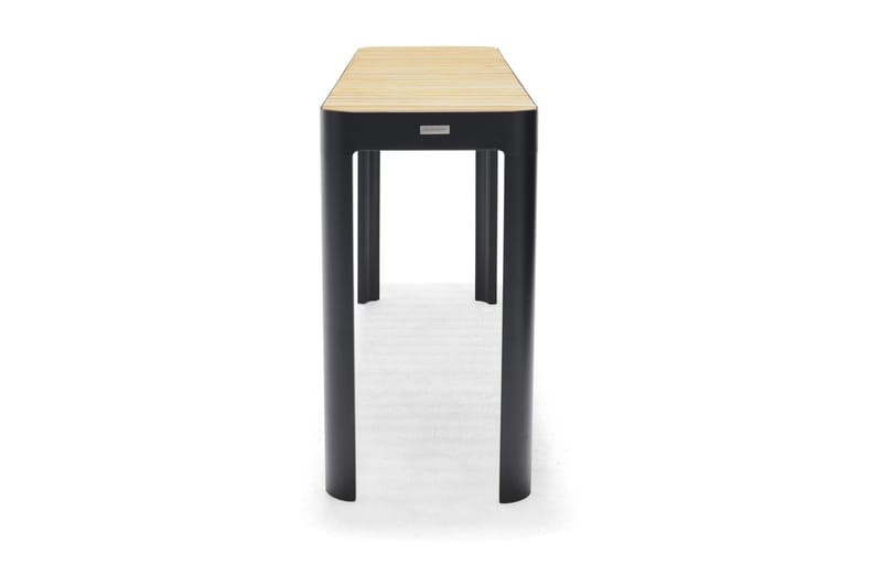 Portals Spisebord 143 cm - Sort/Træ - Havemøbler - Havebord - Spisebord & havebord